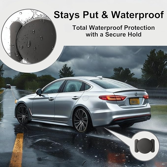 GPS Tracker No Subscription Twin Pack (Android), Car GPS Tracker, Car Tracker Device Hidden, 360 Days Battery, (Includes Keychain, Strap & Mount)