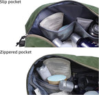 Travel Toiletry Bag 5L, Compact Travel Organizer with Waterproof TPU Wet/Dry Compartment