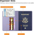 FINTIE Passport Holder, Slim Travel Wallet RFID Blocking Card Case Cover Passport Cover Protector Essentials with Credit Card Slots for Women/Men | Slim, RFID Blocking, Card Case Cover, Essentials, Credit Card Slots