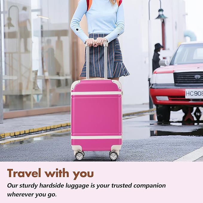 Merax Luggage Sets 28 Inch Suitcase with TSA Lock Hardshell Carry On Luggage with Duffel Bag