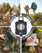 Sportneer Compass: Accurate Durable Lightweight Orienteering Compass with Strap and Carrying Case, Glow in The Dark Waterproof Hiking Essentials for Camping Backpacking, Best Survival Gifts for Kids