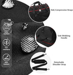 Rolling Duffle Bag with Wheels,110L/140L Expandable Soft-Sided Foldable Duffle Bag with 2 Rubber Wheels,Packable 32” Rolling Carry-On with Multi-Pockets & Compartments