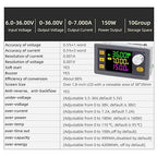 SK150 DC Buck Boost Power Converter 6-36V to 0-36V, 150W Voltage DC Adjustable Power Supply Module with Display