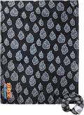 Bioworld Naruto Gray Clouds 3-Piece Neck Pillow Travel Set with Eye Mask & Blanket