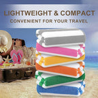 Genovega 4 Packs Oversized Stripe Beach Towel Thin Set for Women Men in Absorbent Big Extra Large XL Clearance Travel Family Toweling Accessories Essentials Adults Gift