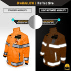 KwikSafety - Charlotte, NC - TORRENT Rain Jacket & Trench Coat ANSI OSHA Class 3 High Visibility Jacket Hi Vis Rain Gear