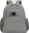 FlowFly Kids Backpack for Toddler Boys Girls, Simple Lightweight Bookbag for Daycare Kindergarten Elementary School Travel, Small Modern Bag (Medium 15''), Grey