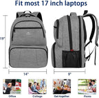 MATEIN Lunch Backpack, 17 inch Insulated Cooler Backpack with for Women Men, Water Resistant College Lunch Box Backpack with Laptop Compartment for Work Picnic Travel Beach, Gifts