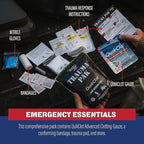 Adventure Medical Kits Trauma Pak First Aid Kit with QuikClot Sponge, black, one size (2064-0292)