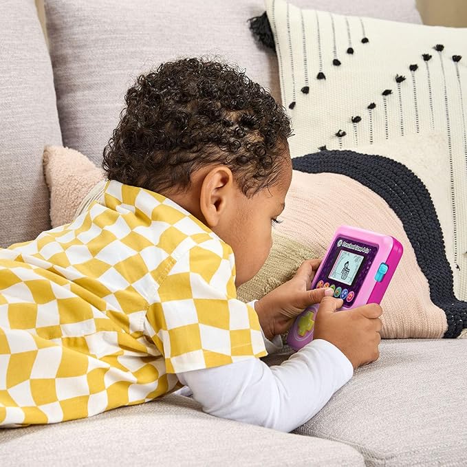 LeapFrog Preschool Game and Go Handheld Video Game Toy, Pink
