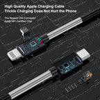 2Pack 10ft iPhone Fast Charger Cable, [Apple MFi Certified] Long USB C to Lightning Cable 10 Foot, High Fast 10 Feet Apple Charging Cord for Apple iPhone 14/14 Pro Max/13 Mini/12/11/XS/XR/8/7Plus,iPad