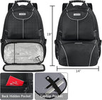 VECKUSON Lunch Bag Backpack, Insulated Cooler Lunch Box Backpack, Extra Large Travel Laptop Backpack TSA Friendly RFID Computer College bag for Women Men Fits 17.3 Inch Laptop