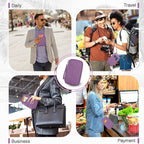Passport Holder Family, Women Rfid Blocking Passport Wallet, Travel Essentials Premium Wallets, Waterproof Passport Holders Bag for Men Traveling, Travel Document Organizer Credit Cards Case