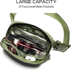 Belt Bag for Women Fanny Pack Crossbody Bags for Women Fashion Waist Packs with Adjustable Strap Gifts for Women Men (Olive)