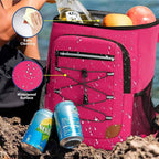 Backpack Cooler Insulated Leak Proof, Lightweight Soft Sided Cooler Backpack for Men Women, Waterproof Beach Cooler Bag Lunch Backpack for Camping Hiking Picnic Fishing Travel Outdoor