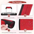 Luggage Handle Wrap [6PCS] - Neoprene Luggage Identifiers Use for Suitcases & Carry on & Travel Accessories - [Red-6IN/15CM] Comfort Grip Handle Cover
