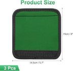 uxcell 3 Pcs Luggage Handle Wrap for Suitcase, Neoprene Handbag Grip Cover Protector Luggage Identifiers Suitcase Handle Wraps for Luggage Shopping Bag Travel Bags, Green