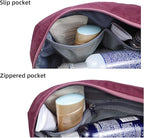 Travel Toiletry Bag 5L, Compact Travel Organizer with Waterproof TPU Wet/Dry Compartment