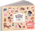 All The Different Rooms 500+ Sticker Book by Cupkin Fashion Toddler Travel Activity Coloring + Sticker Book, Road Trip Essentials, 12 Coloring Pages + Side by Side Scenes for Ages 2–8 Years