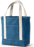 Lands' End Open Top Canvas Tote Bag