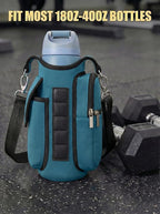 AUPET Magnetic Gym Bag for Men & Women, Small Gym Bag Organizer, Crossbody Magnets Gym Water Bottle Bag Holder Carrier Fits for 18-40oz Owala Yeti Hydro Flask, Workout Pouch for Phone, Keys & Wallet