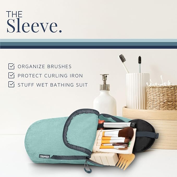 Toiletry Bag Kit Set: Hanging Travel Toiletry Bag + 311 TSA Cosmetic Liquid Bag + Ultralight Accessory Organizer Pouch
