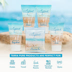 Aqua Organics Hotel Soaps and Toiletries Bulk Set | 1oz Hotel Shampoo & Conditioner, Body Wash, Body Lotion & 1oz Bar Soap Travel Size | 300 Pieces
