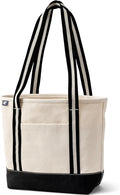 Lands' End Open Top Canvas Tote Bag