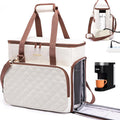 BAGSPRITE Travel Coffee Maker Carrying Case for Keurig K-Mini Plus & K-Slim – Portable Single Serve Coffee Machine Storage Bag with Accessories Space, Coffe Maker Travel Bag