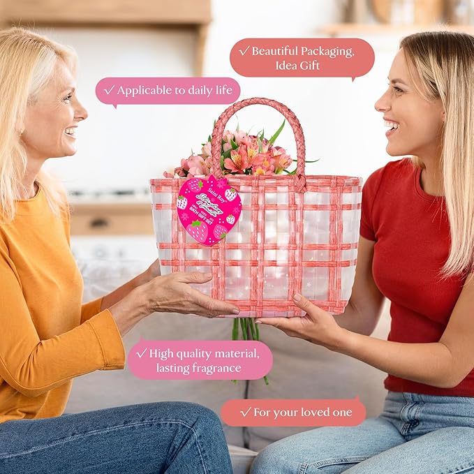 Mothers Day Gifts for Women, Spa kit Unique Birthday Gifts Christmas Gift for Women Teen Girls Tote Bag, 13pc spa gift baskets for girls beauty Bag bath products Home Spa for Daughter, Girlfriend