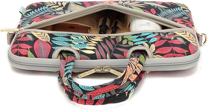 kayond Forest series Black Patten water-resistant Laptop Shoulder Messenger Bag Case Sleeve for 12 Inch 13 Inch Laptop