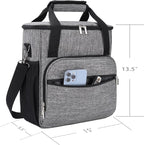 Coffee Maker Carring Bag for Keurig K-Slim/K-Express/K-Iced/Ninja PB041ST/Ninja PB051, Water Resistant Carry Case for Travel, Grey