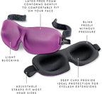 Bucky 40 Blinks No Pressure Printed Eye Mask for Travel & Sleep, Tie-Dye, One Size