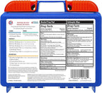Be Smart Get Prepared 110 pc First Aid Kit (4 Pack): Clean, Treat, Protect Minor Cuts, Home, Office, Car, School, Business, Travel, Emergency, Outdoor, Camping & Sports (Packaging May Vary)