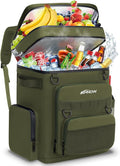 Backpack Cooler Insulated Leak Proof, Lightweight Soft Sided Cooler Backpack for Men Women, Waterproof Beach Cooler Bag Lunch Backpack for Camping Hiking Picnic Fishing Travel Outdoor