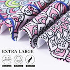Genovega 2 Packs Oversized Terry Beach Towel Set 36 x 72 Soft Thin Extra Large Big Pool Camping Swim Bulk Towels Blanket Vacation Clearance XL Essentials Cruise Accessories Necessities Adult