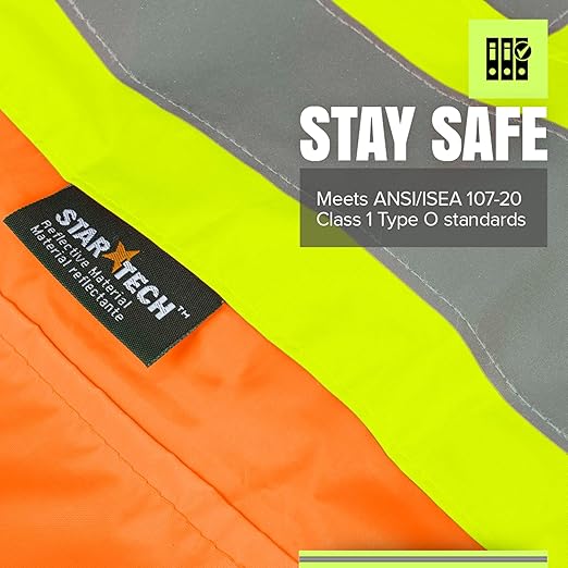 Pioneer Hi Vis Lightweight Waterproof Safety Rain Suit - Reflective Work Rain Gear for Men and Women