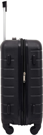 Wrangler Smart Spinner Hardside Luggage, 3 Piece Set, Black
