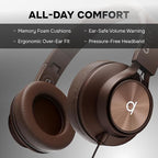 ARTIX Over Ear Headphones Wired with Microphone and Volume Control, Foldable Noise Isolating Headset with Deep Bass for School, Laptop, Computer, Chromebook, Tablet, Travel (3.5mm Jack)