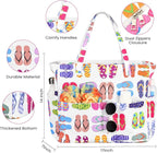 Trifabricy Beach Bags for Women Waterproof Sandproof Women Tote Bag, Large Beach Bag with Zipper for Gym Travel Vocation
