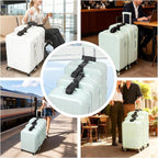Vigorport Luggage Connector, Straps for Suitcase, Add A Bag Adjustable Attachment Accessories 2" Endless for Connect Your 3 Luggage Together-2 Pack (XXLarge)