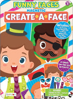 TS Shure by Bendon Create Funny Faces Magnetic Activity Tin with Illustrated Magnet Sheets and Playcard 50261