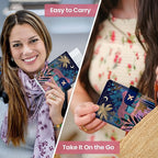 Passport Holder for Travel Essentials, RFID Blocking Leather Cover Wallet with Magnetic Closure, Aesthetic & Cute Passport Book Case for Women and Men - Cheetah