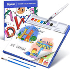 JoyCat Paint with Water Coloring Books for Toddlers, Watercolor Painting Sets for Kids Ages 3-5 4-8, Arts and Crafts Drawing Activities Toy Birthday Gifts for Boys Girls (Alphabet)
