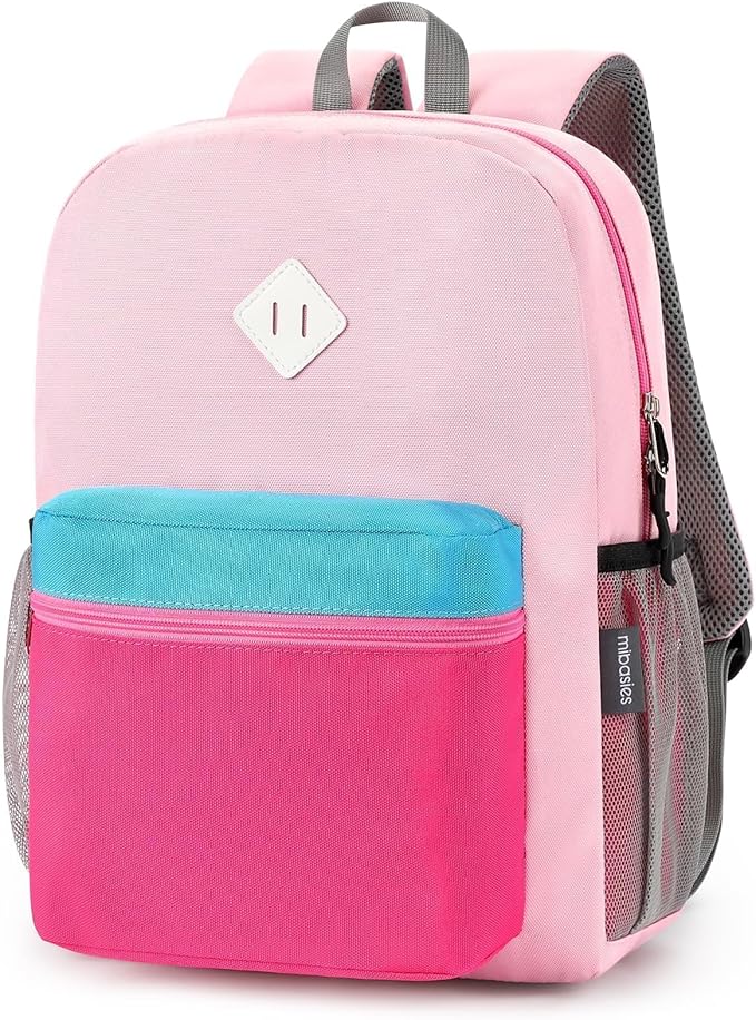 mibasies Kids Backpack for Girls 5-9: Large Girls Backpack for Elementary School