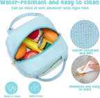 Bluboon Lunch Box for Women Cute Lunch Bag Reusable Insulated Lunch Bags Large Capacity Lunchbox Cooler for Work Picnic or Travel