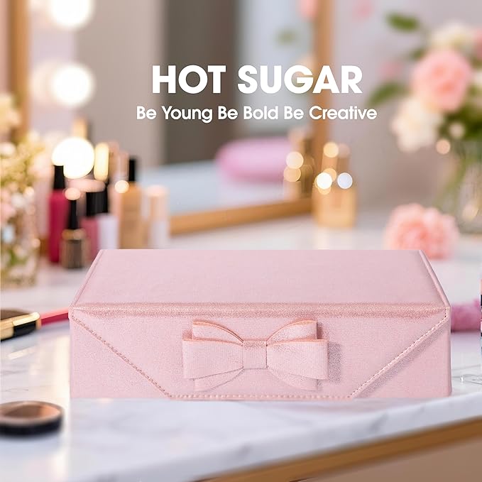Hot Sugar Makeup Kit for Teenagers, Beginner Makeup Gift Set for Women Full Makeup Kit (Pink)