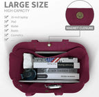 HOMESPON Large Canvas Tote Bag for Women Everything Bag with Pockets and Laptop Sleeve