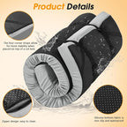 CYMULA Camping Cot Mattress 2in Memory Foam Sleeping Pad,Soft Warm Non-Slip Camping Mattress Topper with Retaining for Adults,Portable Roll up Pad for Travel（only Mattress）