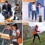 Fishboy Upgraded Collapsible Stool, 400lbs Max Weight, Lightweight But Sturdy, Portable Retractable Folding Telescoping Foldable Camping Stool for Adults Outdoor Fishing Hiking BBQ